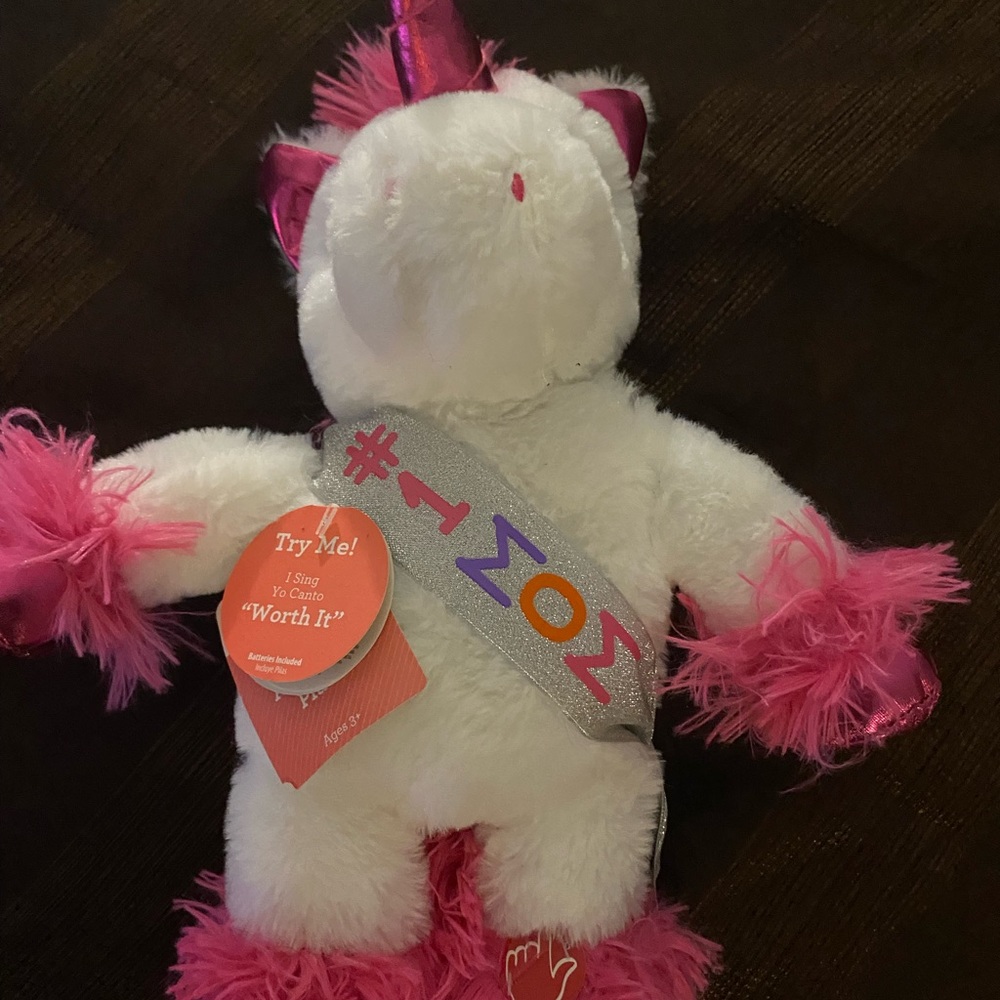 Unicorn Mom stuffed walking animal